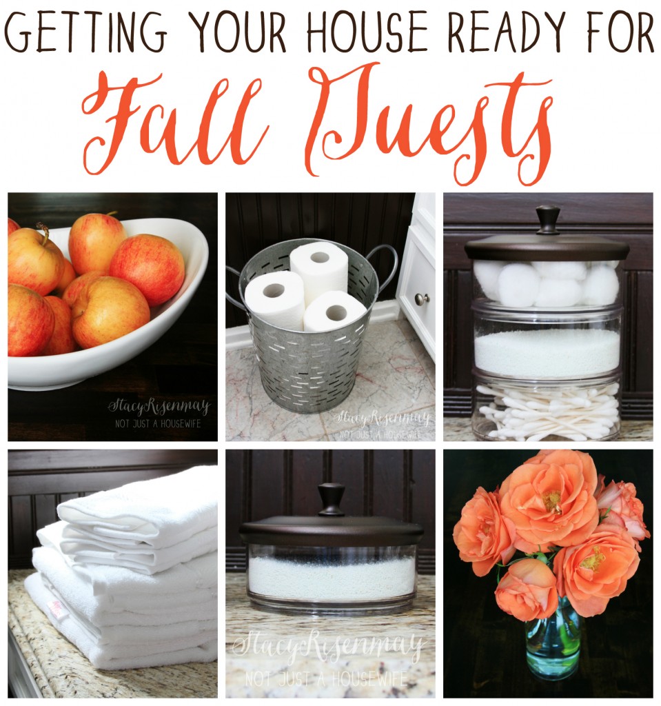 getting house ready for fall guests
