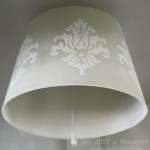 Stenciled Lamp Shade