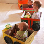 Cardboard Cars for a Homemade Drive-In Theater