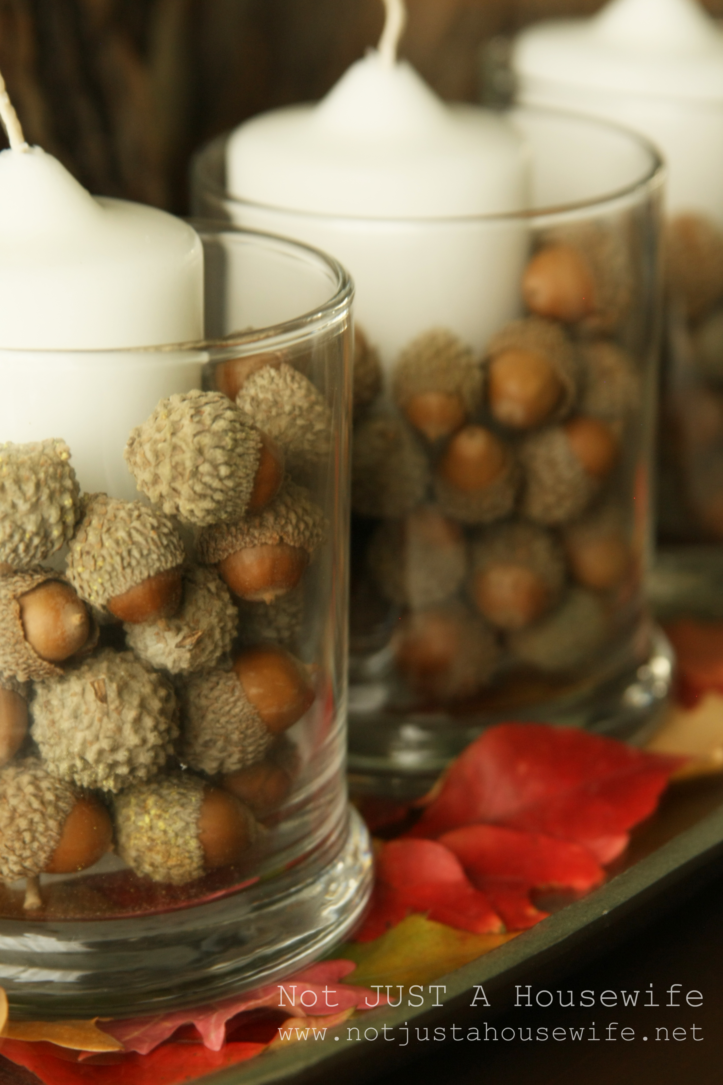 tablescape-acorns