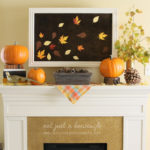 Fall Artwork and My Mantel Reveal