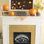 Fall Artwork and My Mantel Reveal