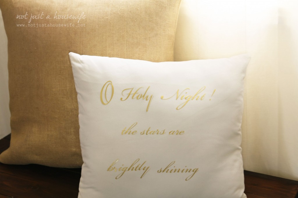o holy night pillow