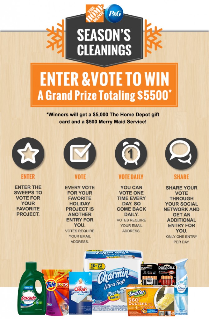 P&G THD Seasons Cleanings How to Vote