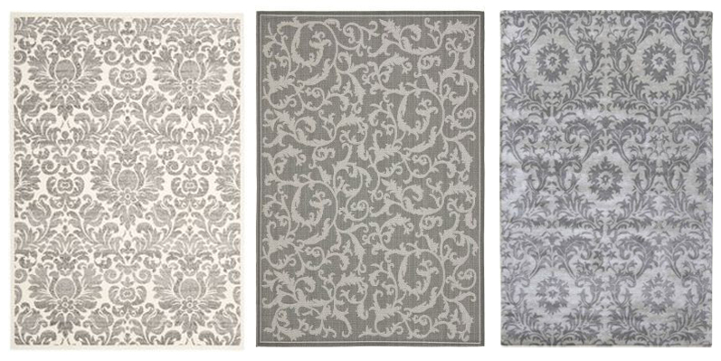 gray rugs