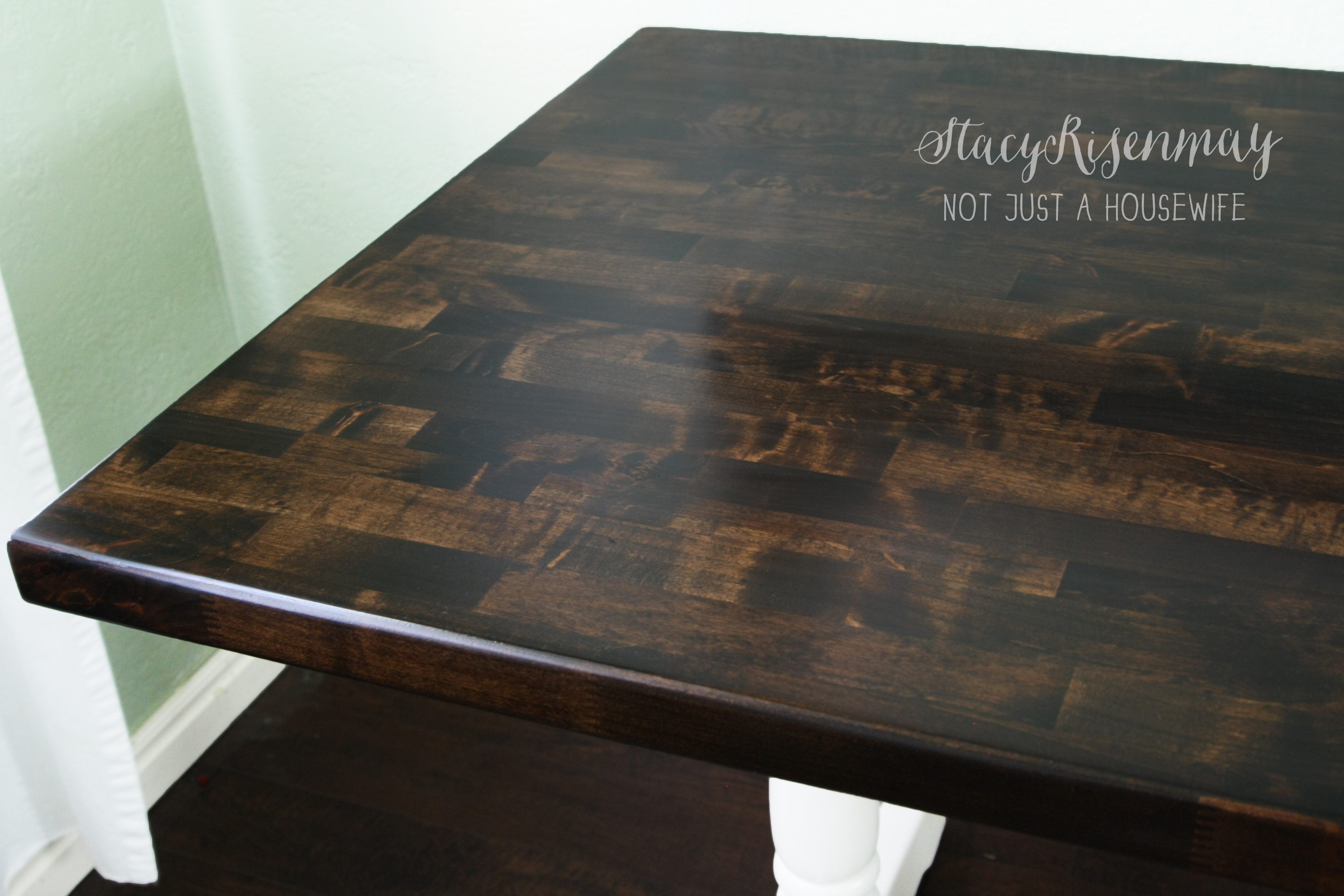 How To Refinish A Table Stacy Risenmay - How To Sand And Restain Kitchen Table
