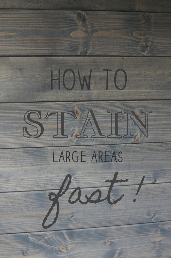 how to stain