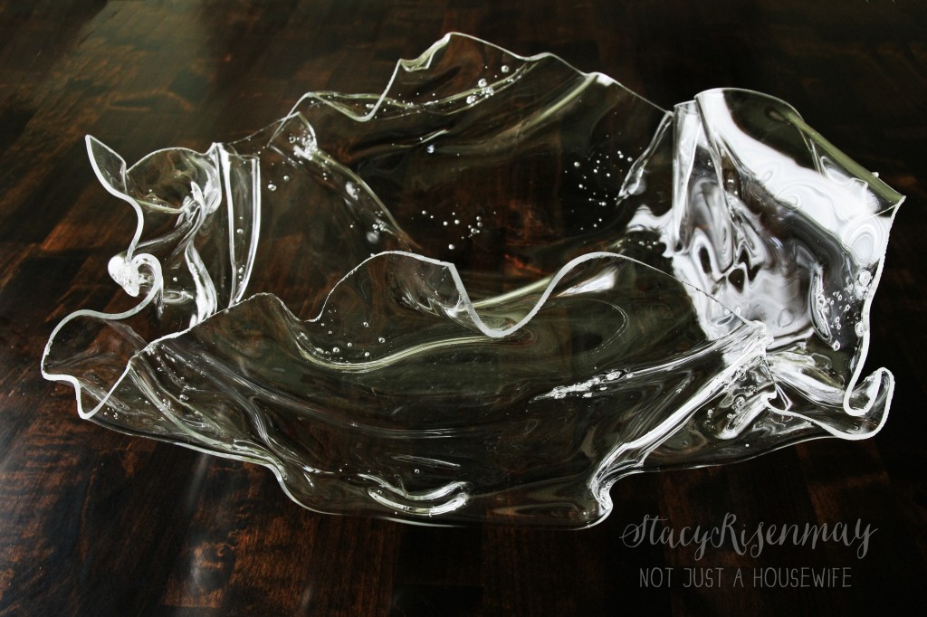 abstract plastic fruit bowl