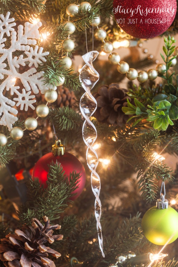DIY icicle ornament
