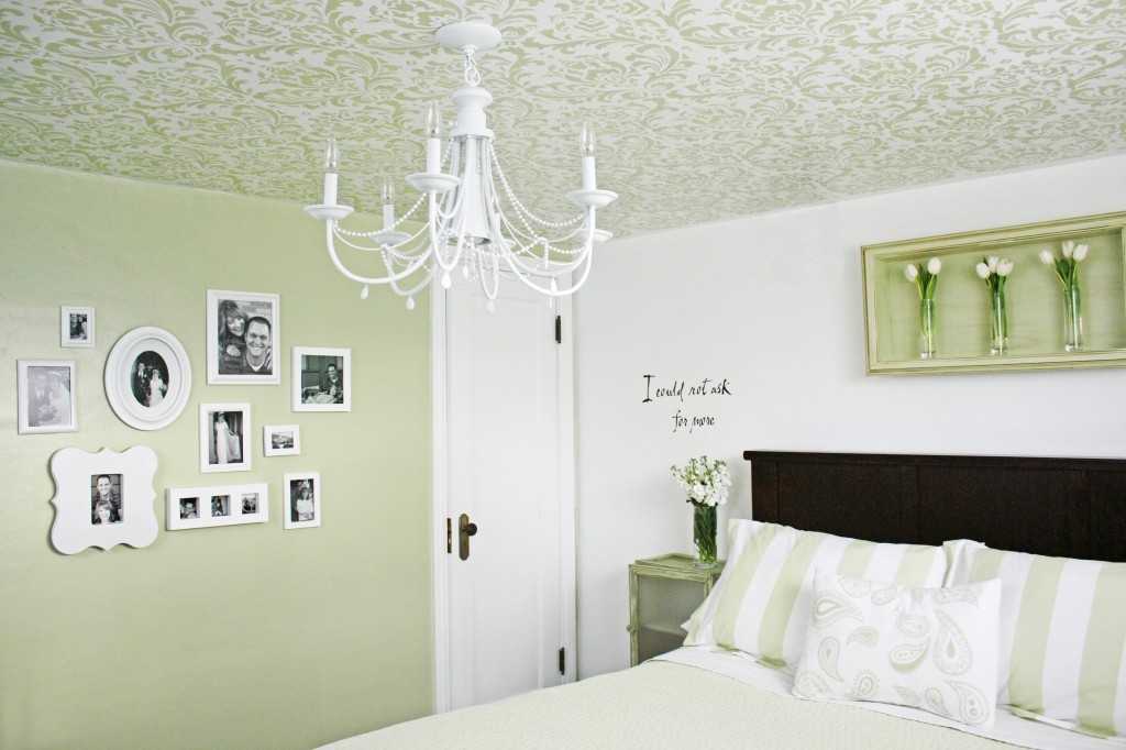 stenciled ceiling