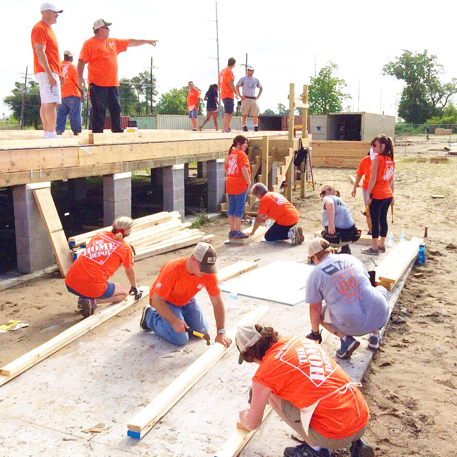 Home Depot & Habitat for Humanity in New Orleans Stacy Risenmay