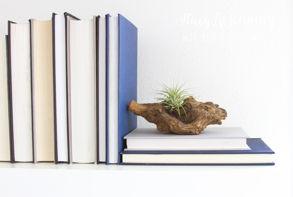 bookend made of driftwood