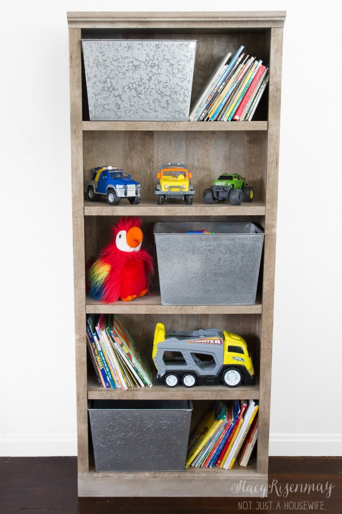 bookcase used  for toys