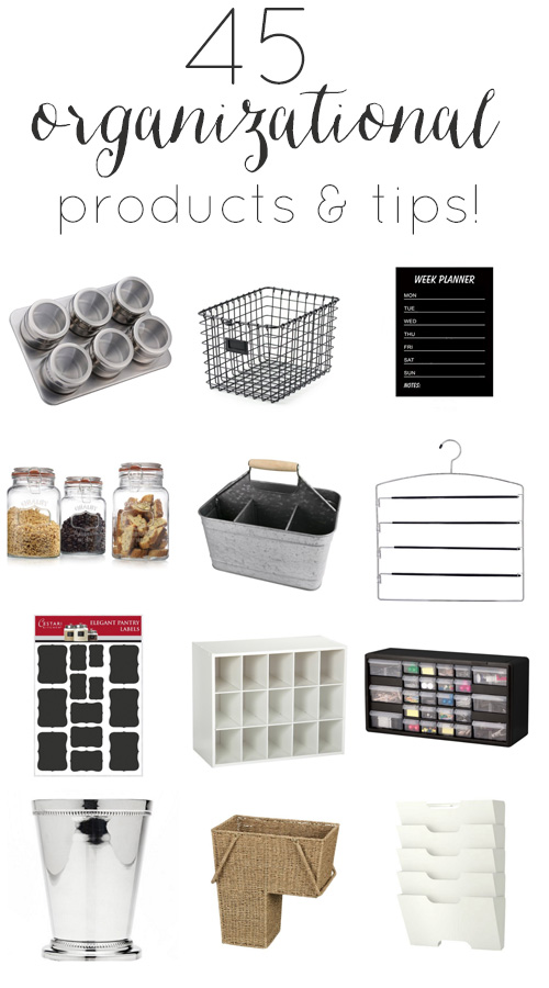 45 organizational products and tips