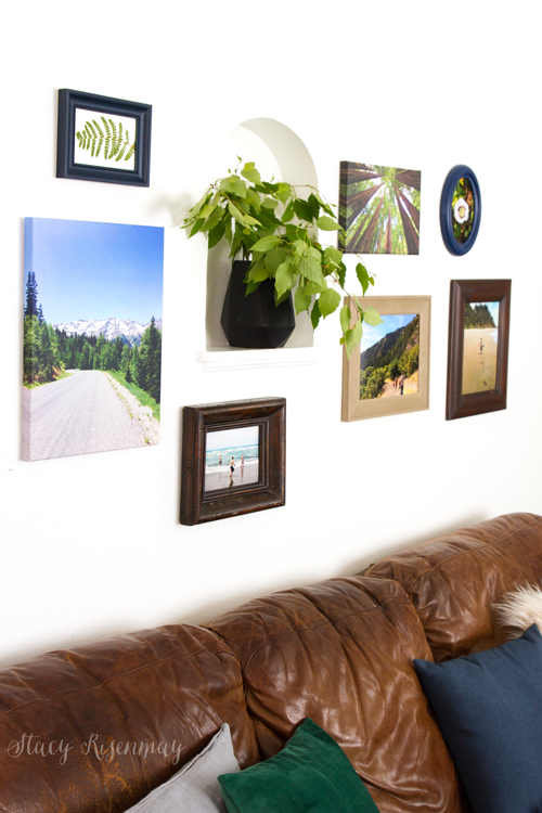 Gallery Wall with Canvas Prints