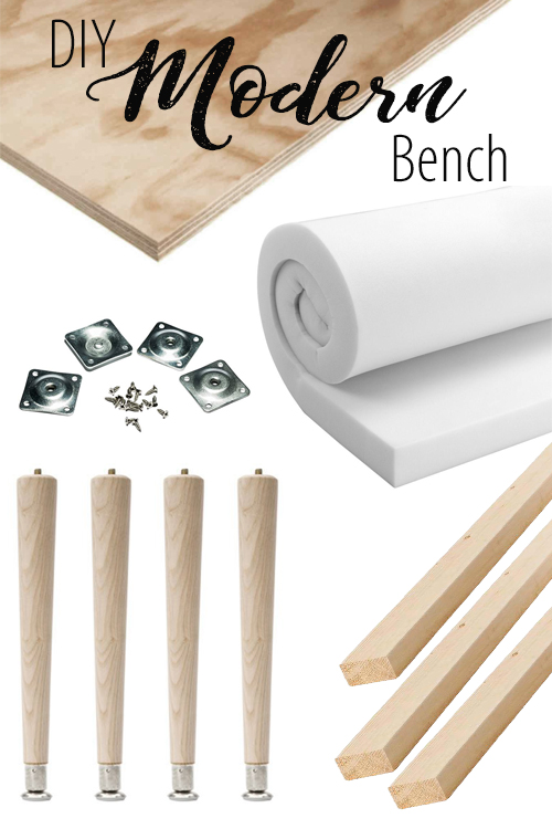 supplies for diy bench