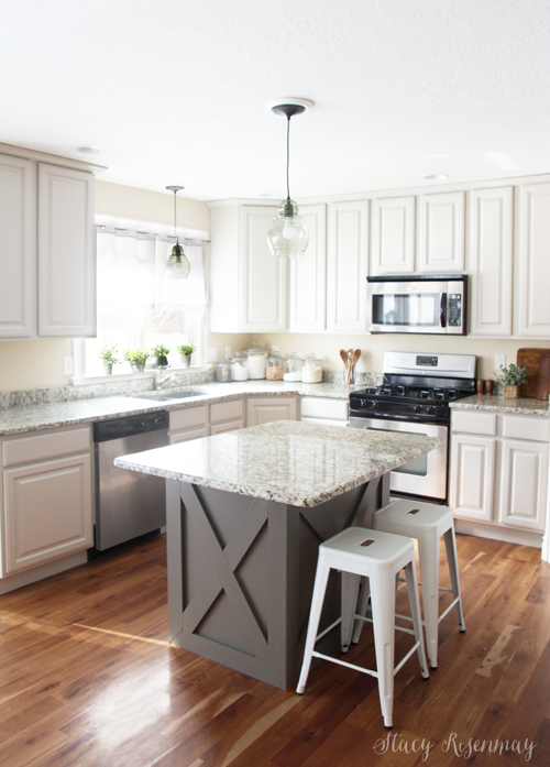 Tips For Painting Kitchen Cabinets, Painted Light Gray Kitchen Cabinets