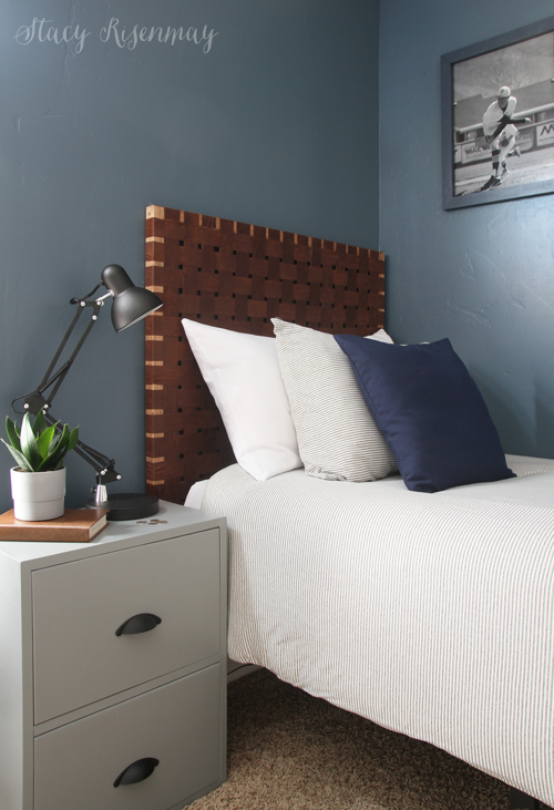 Woven Leather Headboards Stacy Risenmay, How To Make A Woven Headboard