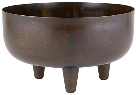 copper footed planter