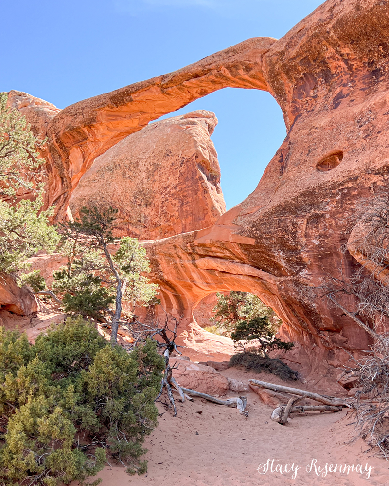Double O Arch at Arches National Park