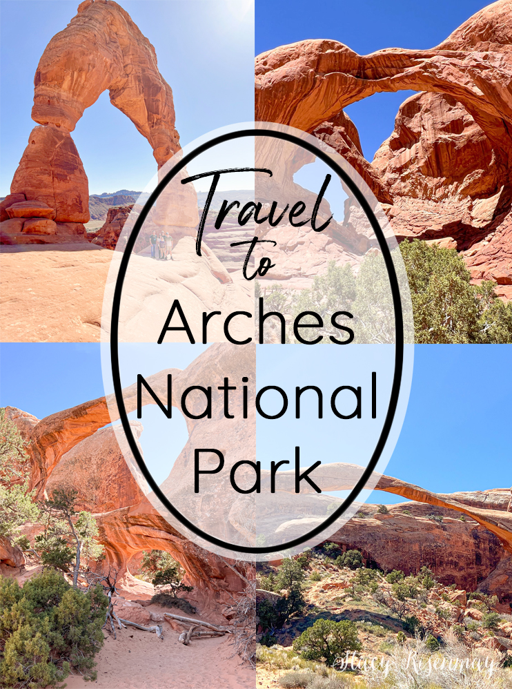 Collage of Arches National Park photos