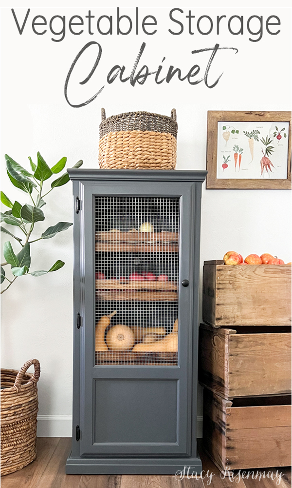 DIY Vegetable Storage Cabinet - Stacy Risenmay