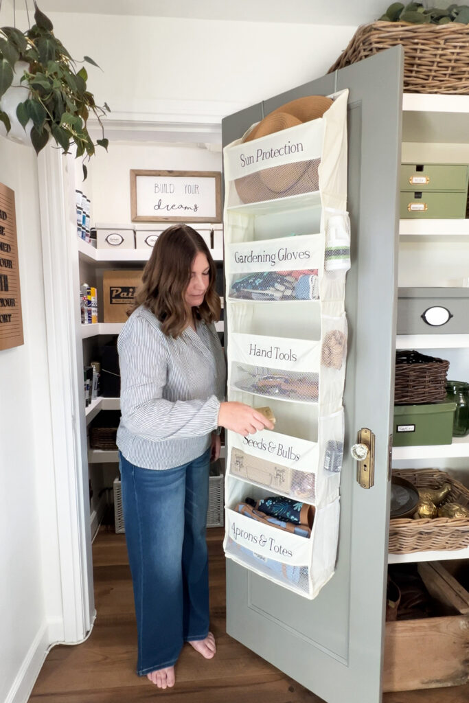 adding things to the over the door organizer